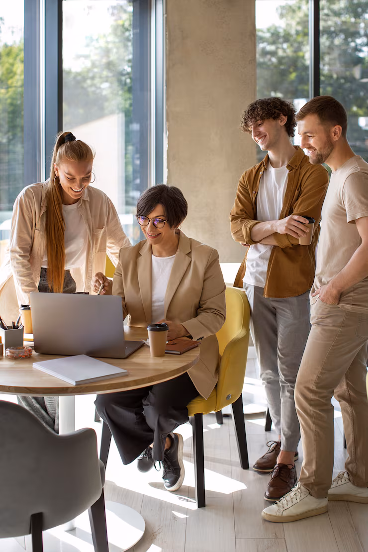 Professional team collaboration